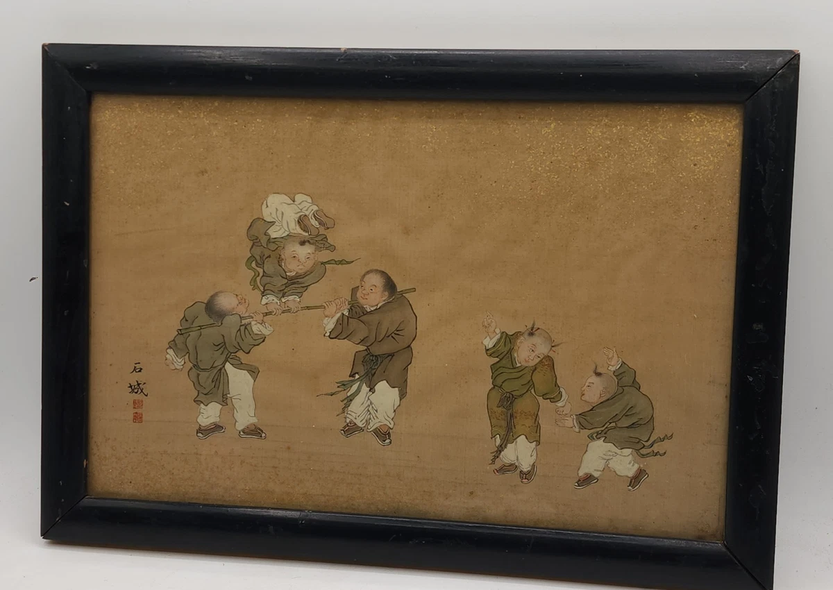古董原始1850-1899 年中国画作、画卷| eBay