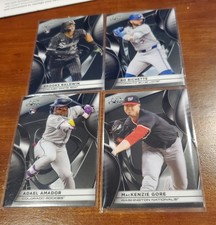 2025 Topps Chrome BLACK 4 card Lot. 2 RC, 2 Stars.  Bichette, GORE
