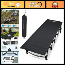Ultralight Folding Camping Cot Bed - Portable Compact Outdoor Travel, Hiking, Ba
