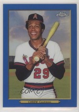 2020 Topps Turkey Red Chrome Series 2 Blue Refractor 15/50 Rod Carew HOF 0m4q