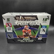 2021 Panini Prizm Draft Picks Football Mega Box 1 Auto 22 Gold Ice Prizms