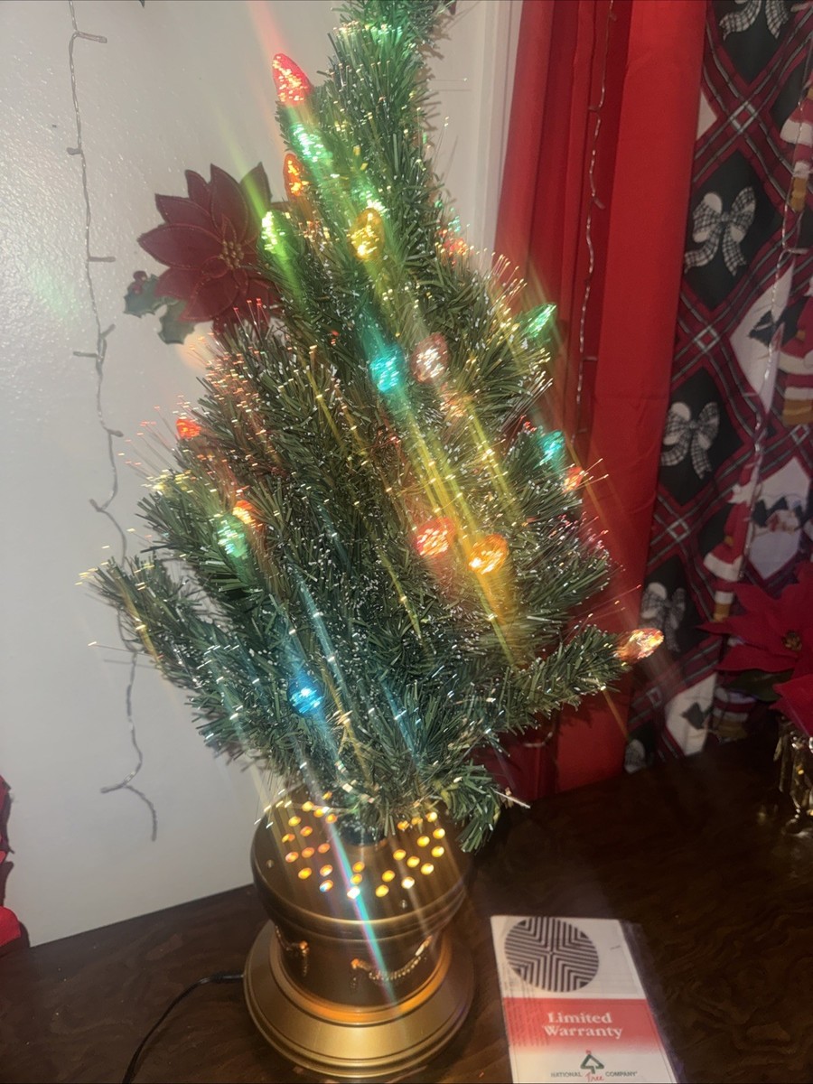 Vintage 2000 National Christmas Tree Company 36” Fiber Optic