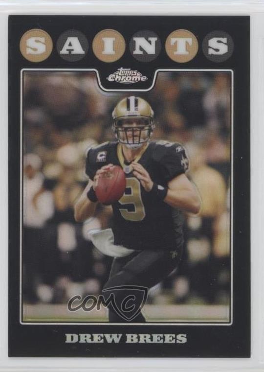 2008 Topps Chrome Refractor Drew Brees #TC1