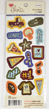 2007 Love Elsie Cody Shapes 2322 Chip Buttons Set 16pc Arts & Craft
