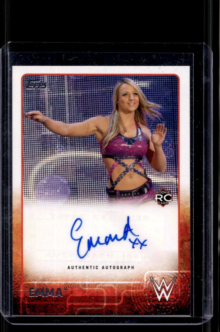Emma 2015 Topps WWE #NNO Auto Rookie