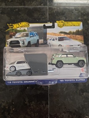 Hot Wheels Car Culture Team Transport  18 Toyota 4runner &  89 Toyota Supra #72