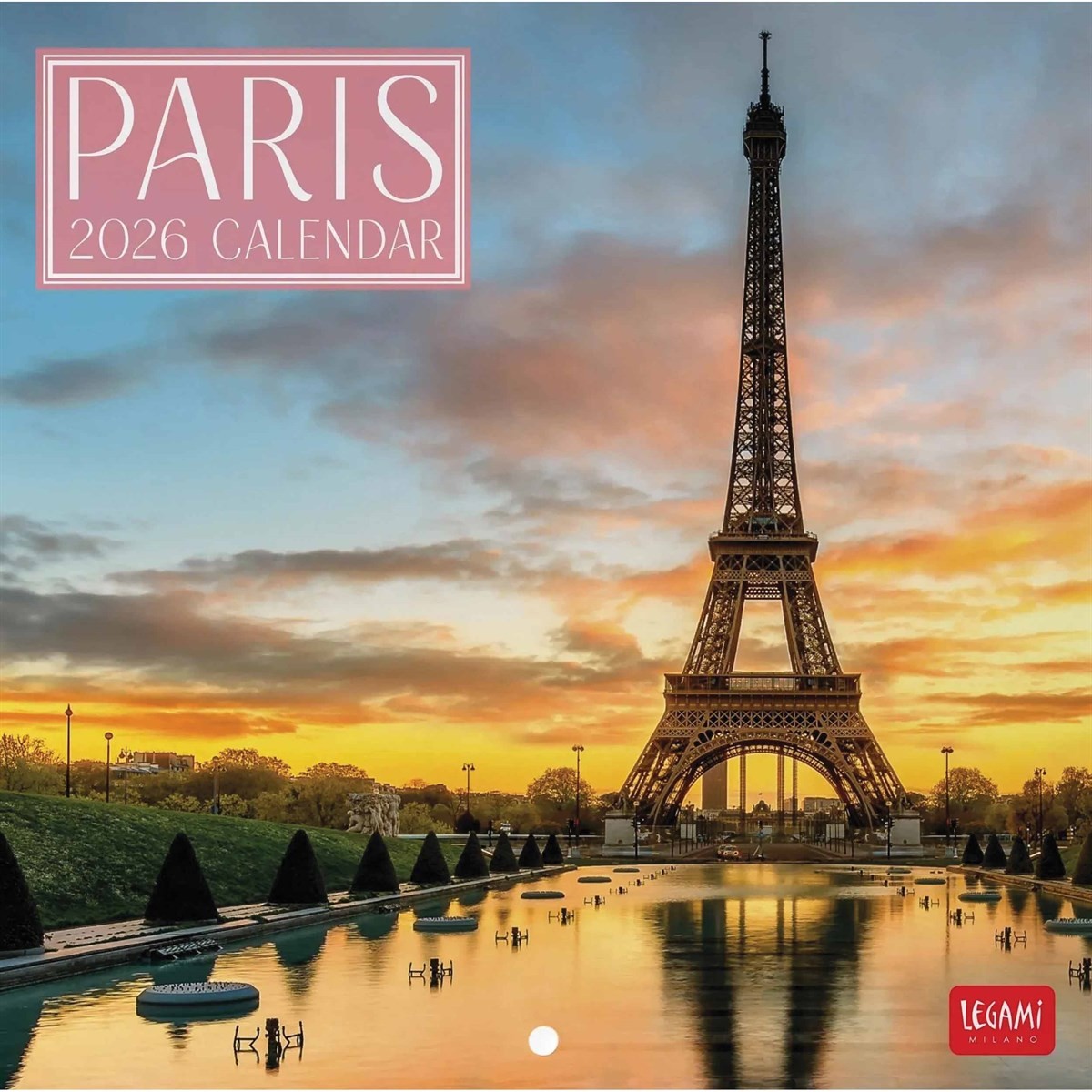 Paris Mini Calendar 2026 - Travel - Month To View