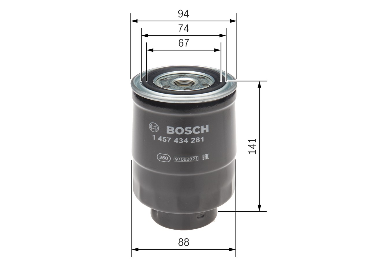 Fits BOSCH 1 457 434 281 FUEL-FILTER BOX