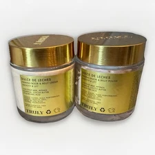 💕New Truly Dulce de Leches Firming Boob & Belly Polish .7 Oz +Cream 2 Oz Travel