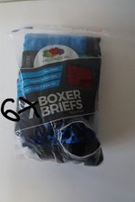 Fruit of the Loom Boy's 6 Pack Boxer Briefs Size M 10-12 Tag Free - OPEN PACKAGE