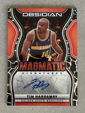Baron Davis Auto 2024-25 Obsidian Galaxy Ink Electric Etch Purple Flood #'d /49