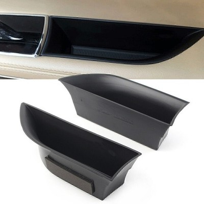Car Front Door Handle Armrest Storage Box Tray Bin Kit Fit Jaguar XJ XJL 2010-16