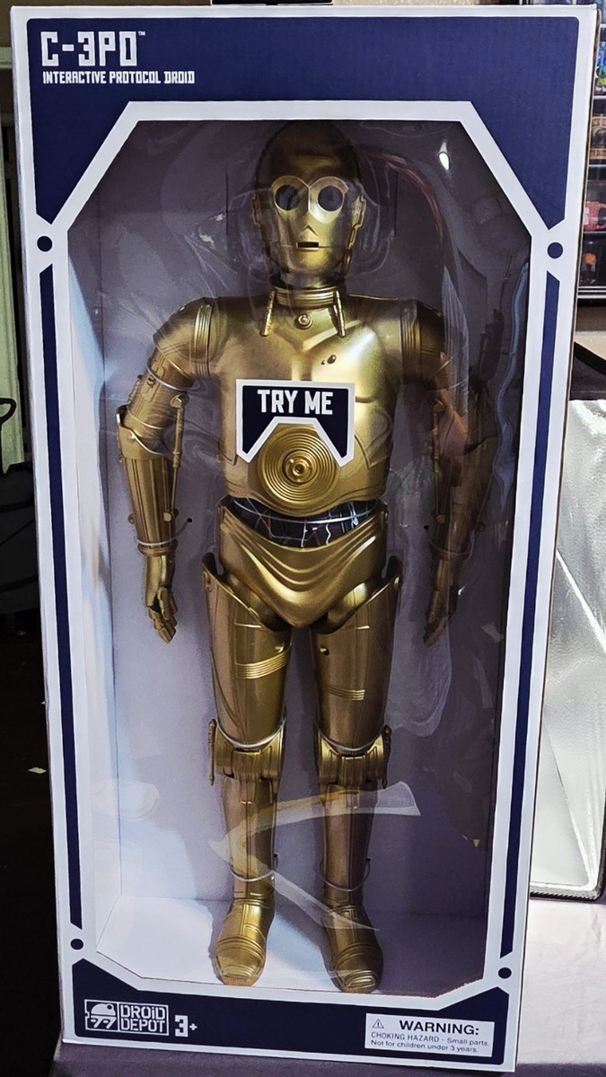 Droid Depot C-3PO Interactive Action Figure Star Wars Light Up