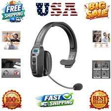 Bluetooth Headset with Microphone, Trucker Bluetooth Headset with AI Noise Ca...