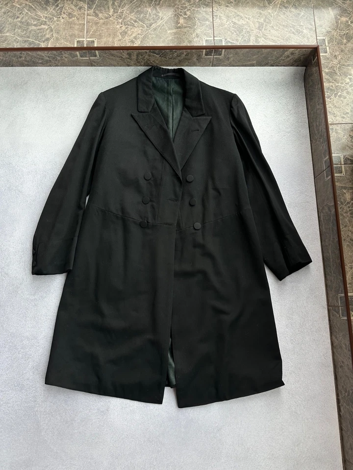 Vintage Victorian /Edwardian 1920s 1940s Three Piece Suit – Tailcoat, Vest & Hig - Image 4 of 4