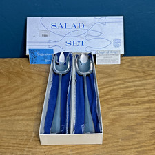 SG Hallmark Silverplate Salad Set Style 3915 w Original Sleeves, Papers & Box