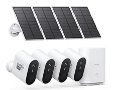 ⭐️3K/5MP Solar Security Cameras Wireless Outdoor, Ultra-Wide-Angle,  4 cameras…