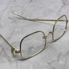 Vintage Foster Grant Gold Tone Rectangle Glasses New Unused NOS TC5-FG