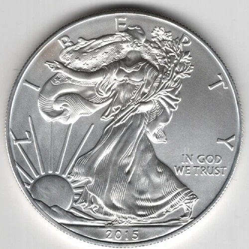 2015 WALKING LIBERTY AMERICAN EAGLE .999 FINE SILVER DOLLAR COIN 1oz. $1 USA
