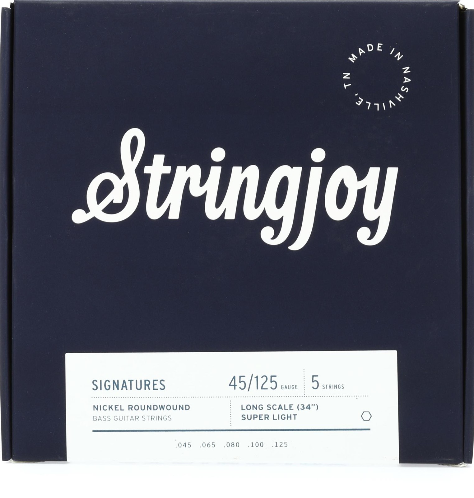 5-струнные басовые струны Stringjoy Signatures с длинной шкалой и никелевой обмоткой - Суперлегкие 5790₽