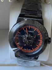 Orologio VERSACE Medusa Infinite Bracciale Uomo Nuovo Con Scatola £1370 Originale