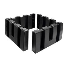 4 PCS Multipurpose Cargo Organizer Blocks, Plastic Trunk Storage Organizer