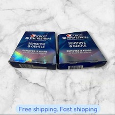 FOR 2 Crest 3D Whitestrips Sensitive  Gentle Dental Whitening Kit 36ct 2026 