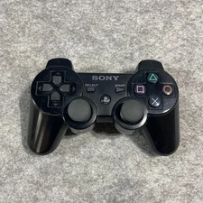 Sony Playstation 3 PS3 Genuine OEM Sixaxis Black Controller  UNTESTED CECHZC1U