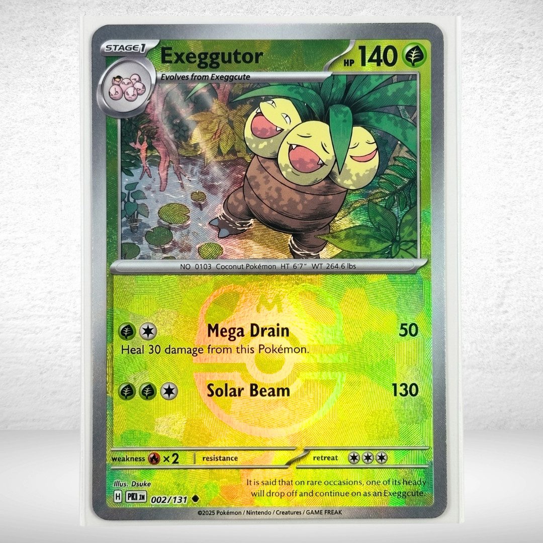 Exeggutor 002/131 Holo Master Ball Pattern (Prismatic Evolutions) Raw/Near Mint