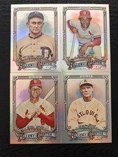 2025 Topps Allen & Ginter Silver Portrait lot (4) Cobb Ozzie Musial Sisler