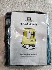 Child WACOOL Inflatable Snorkel Diving Scuba Vest Jacket Children NEW