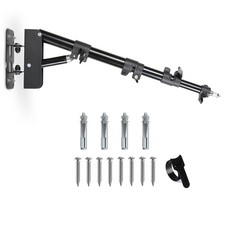 Ring Light Wall Mount Triangle Boom Arm 43inch/110cm 180  Flexible Rotation