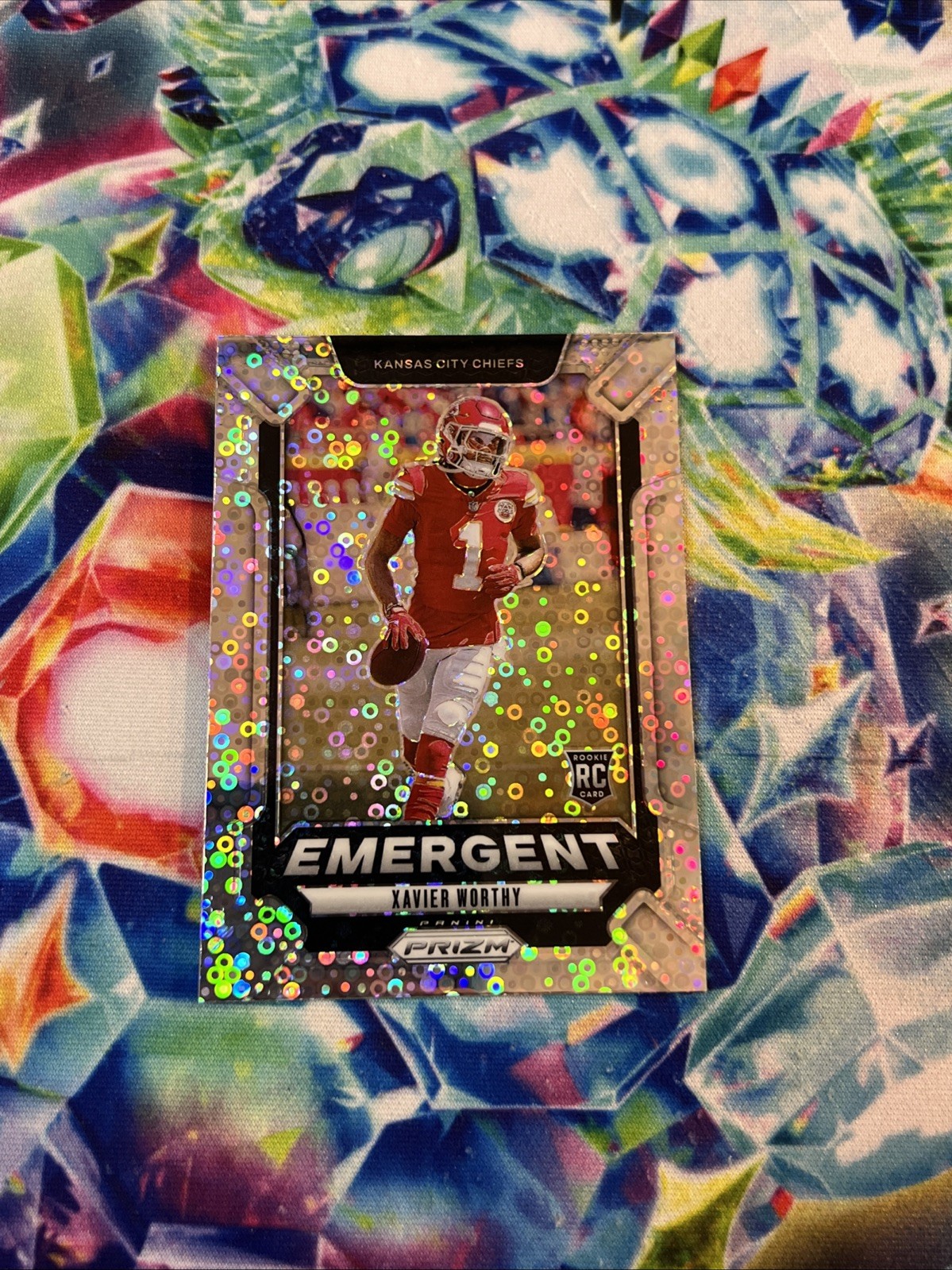 2024 XAVIER WORTHY PRIZM EMERGENT DISCO ROOKIE