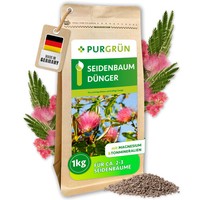PurgrüN Seidenbaum DüNger Mit Extra Magnesium Und Npk 9+4+8, 1 Kg