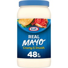 Kraft Real Mayo Creamy  Smooth Mayonnaise, 48 fl oz Jar