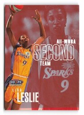 1999 Hoops WNBA #8 Lisa Leslie Award Winners Los Angeles Sparks