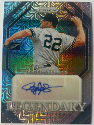 2024 Panini Prizm "Legendary Signatures" #LS-RC Roger Clemens Mojo Auto #ed/25