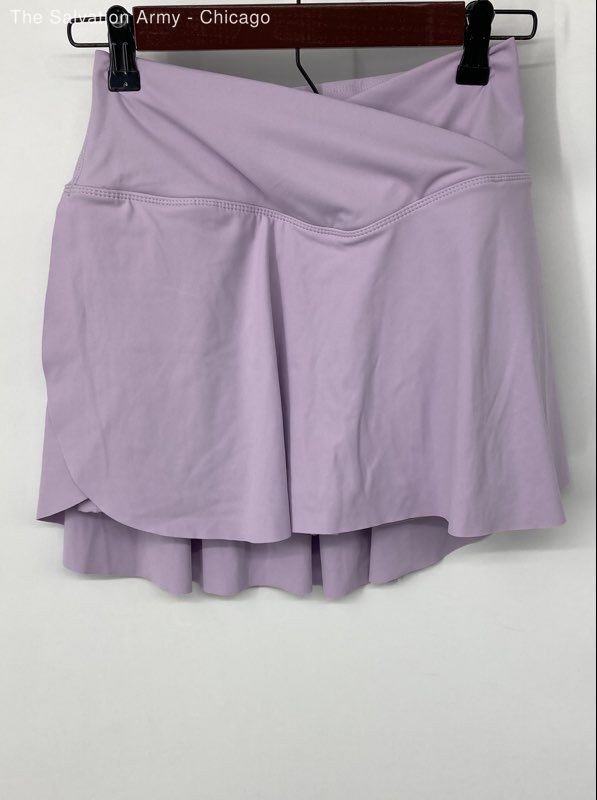 Halara Womens Purple Pull On Activewear Tennis Athletic Skort Size Small
