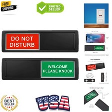 Do Not Disturb/Please Knock Sign,Privacy Door Sign for Home Office Restroom C...