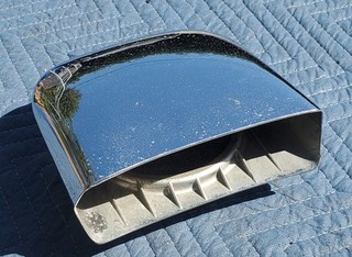 NEAT 60s Cal Custom Chrome Carburetor Scoop 4" Neck Early AFB Gasser Hot Rod
