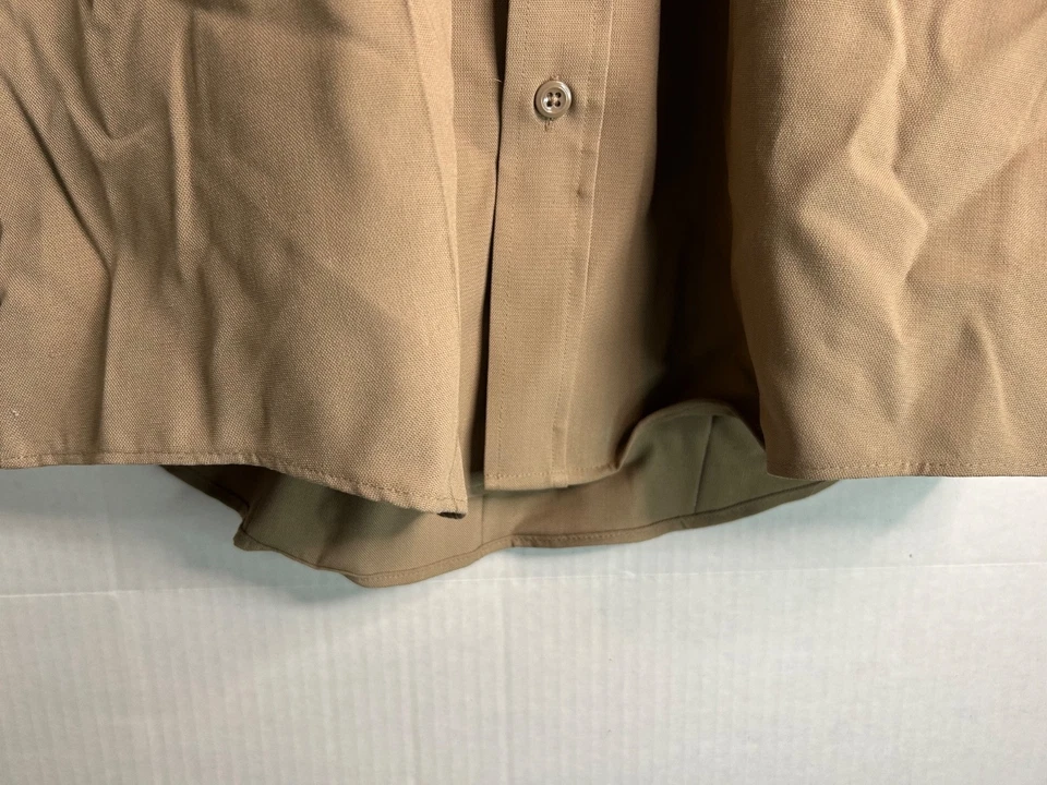 Flying Cross Men's Tan Uniform Shirt Alabama Wildlife & Freshwater Fish Patch M - Image 4 of 4