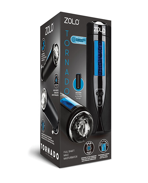 ZOLO TORNADO STROKER FULL SHAFT MALE STIMULATOR
