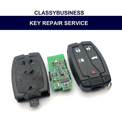 Reparatur 5 Tasten Land Rover Discovery 3 Fernbedienung Autoschlüssel ersetzen Batterie Hülle Etui