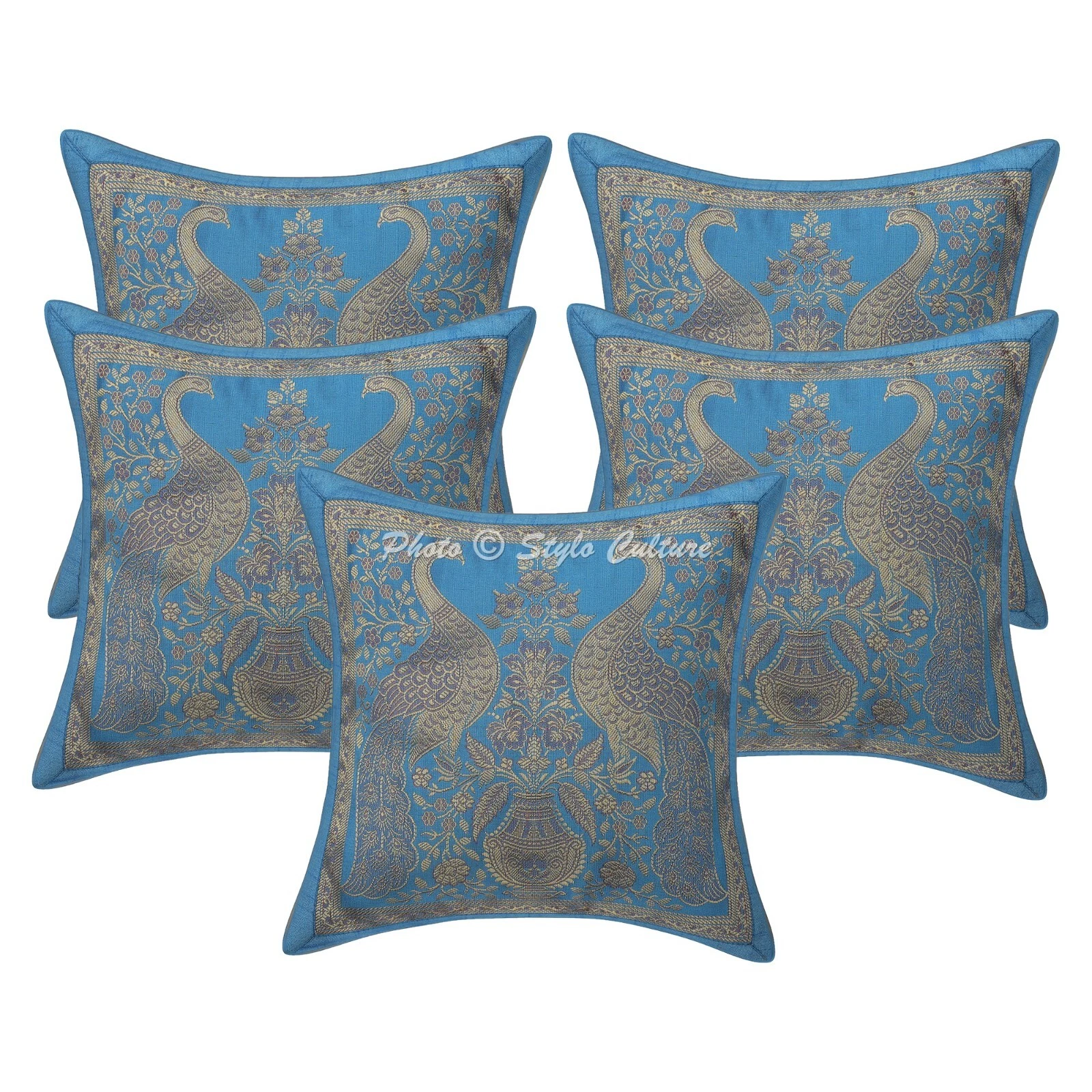 Brocade Jacquard Cushion Cover Boho Bohemian Car Pillow Cases For Home Decor