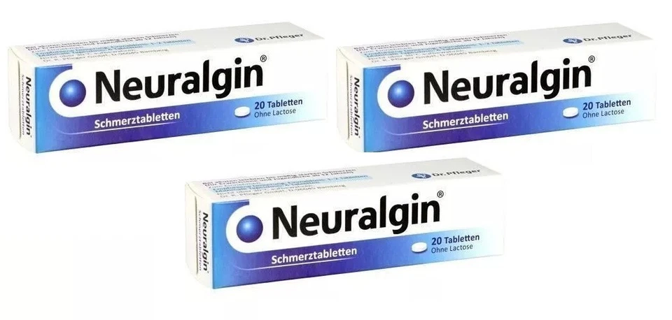 DR. PFLEGER ARZNEIMITTEL GMBH 3x NEURALGIN Tabletten 20 St PZN: 3875041