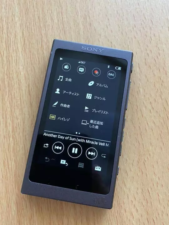 SONY Walkman NW-A45 B Hi-res 16GB Digital Media Player Micro SD Greyish  Black