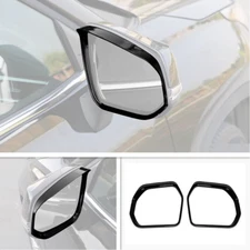 For 2022-2025 Toyota Tundra Glossy Black Rearview Side Mirror Eyebrow Cover Trim