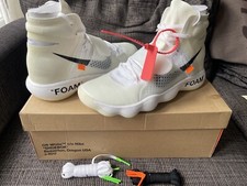Nike React Hyperdunk 2017 Flyknit Off-White UK9 Deadstock Lot