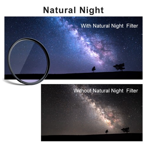 K&F Concept 52-82mm Clear-Natural Night Filter Light Pollution Reduction Filter - Picture 62 of 63