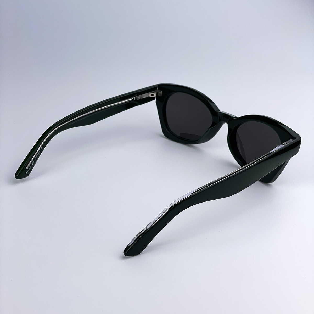SALE! NEW Balenciaga BB0230S 006 Green Grey Cat Eye Women Sunglasses Balenciaga Dynasty Rectangle BB0096S 006 Green Grey  main image 3